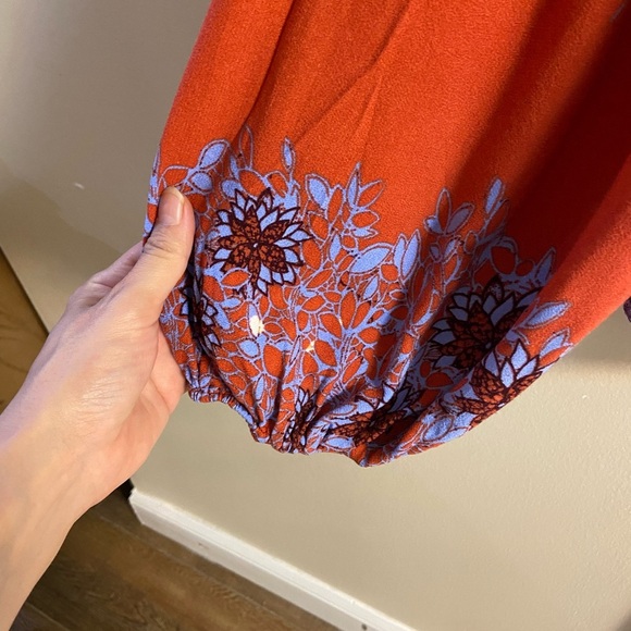 Free people birds of a feather button front boho blouse Large - Picture 10 of 10